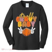 Its All Gravy Baby Pumpkin Fall Funny Kids Long Sleeve Shirt thumb 0