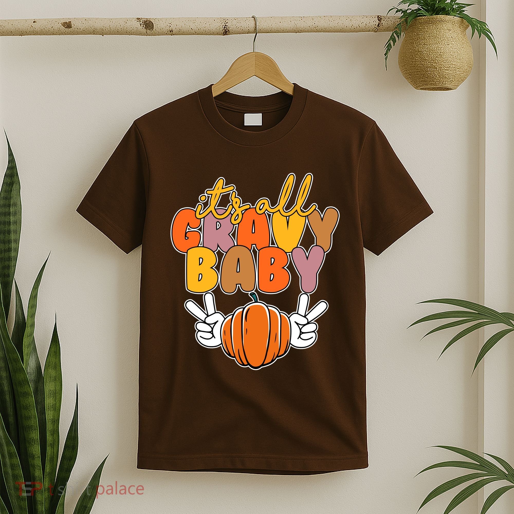 Its All Gravy Baby Pumpkin Fall Funny T-Shirt