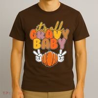 Its All Gravy Baby Pumpkin Fall Funny T-Shirt thumb 3
