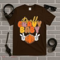Its All Gravy Baby Pumpkin Fall Funny T-Shirt thumb 5