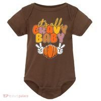 Its All Gravy Baby Pumpkin Fall Funny Baby Bodysuit thumb 0