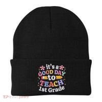 It's A Good Day To Teach 1st Grade First Grade Teacher Beanie thumb 0