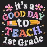 It's A Good Day To Teach 1st Grade First Grade Teacher Golf Towel thumb 3