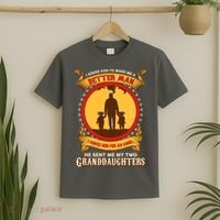 I Asked God To Make Me A Better Man He Sent Me My Two Granddaughters T-Shirt thumb 2