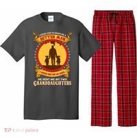 I Asked God To Make Me A Better Man He Sent Me My Two Granddaughters Pajama Set thumb 0