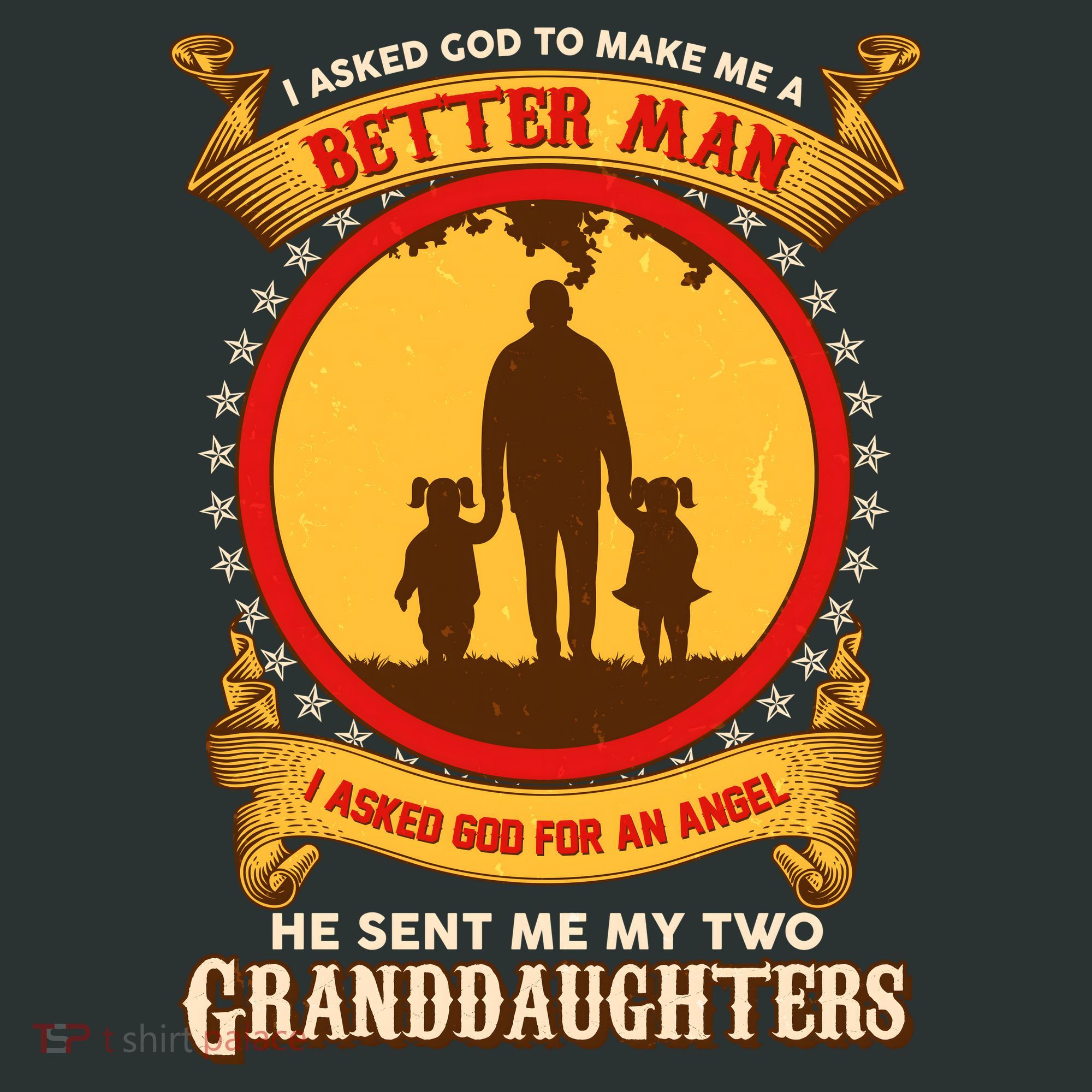 I Asked God To Make Me A Better Man He Sent Me My Two Granddaughters Mousepad