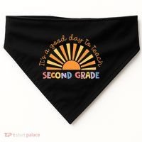 It's A Good Day To Teach Second Grade Teacher USA-Made Doggie Bandana thumb 0