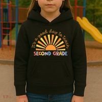It's A Good Day To Teach Second Grade Teacher Kids Hoodie thumb 3