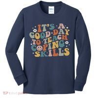 ItS A Good Day To Teach Coping Skills Inspirational Teacher Kids Long Sleeve Shirt thumb 0