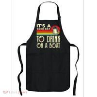 Its A Good Day To Drink On A Boat Apron thumb 0