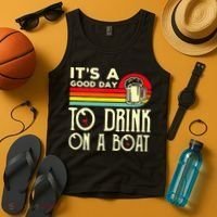 Its A Good Day To Drink On A Boat Tank Top thumb 4