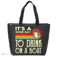 Its A Good Day To Drink On A Boat Tote Bag thumb 0