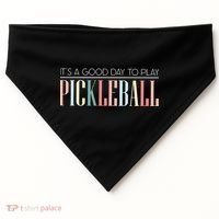 It’S A Good Day To Play Pickleball USA-Made Doggie Bandana thumb 0