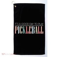 It’S A Good Day To Play Pickleball Golf Towel thumb 0