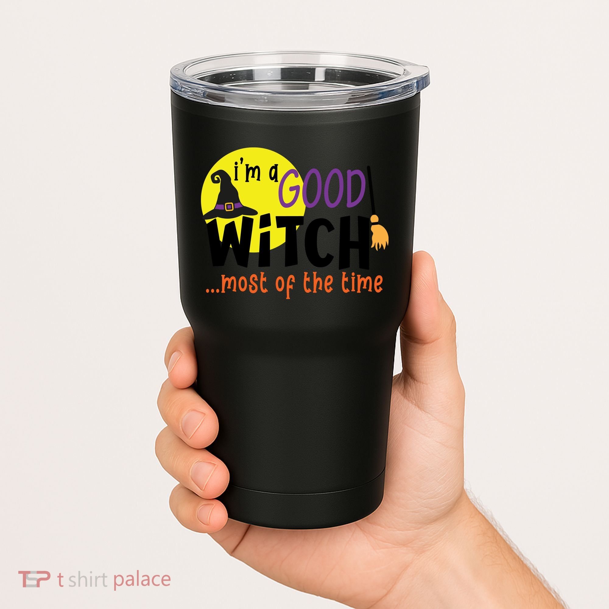 Im A Good Witch Most Of The Time Witch Hat Halloween Quote Tumbler