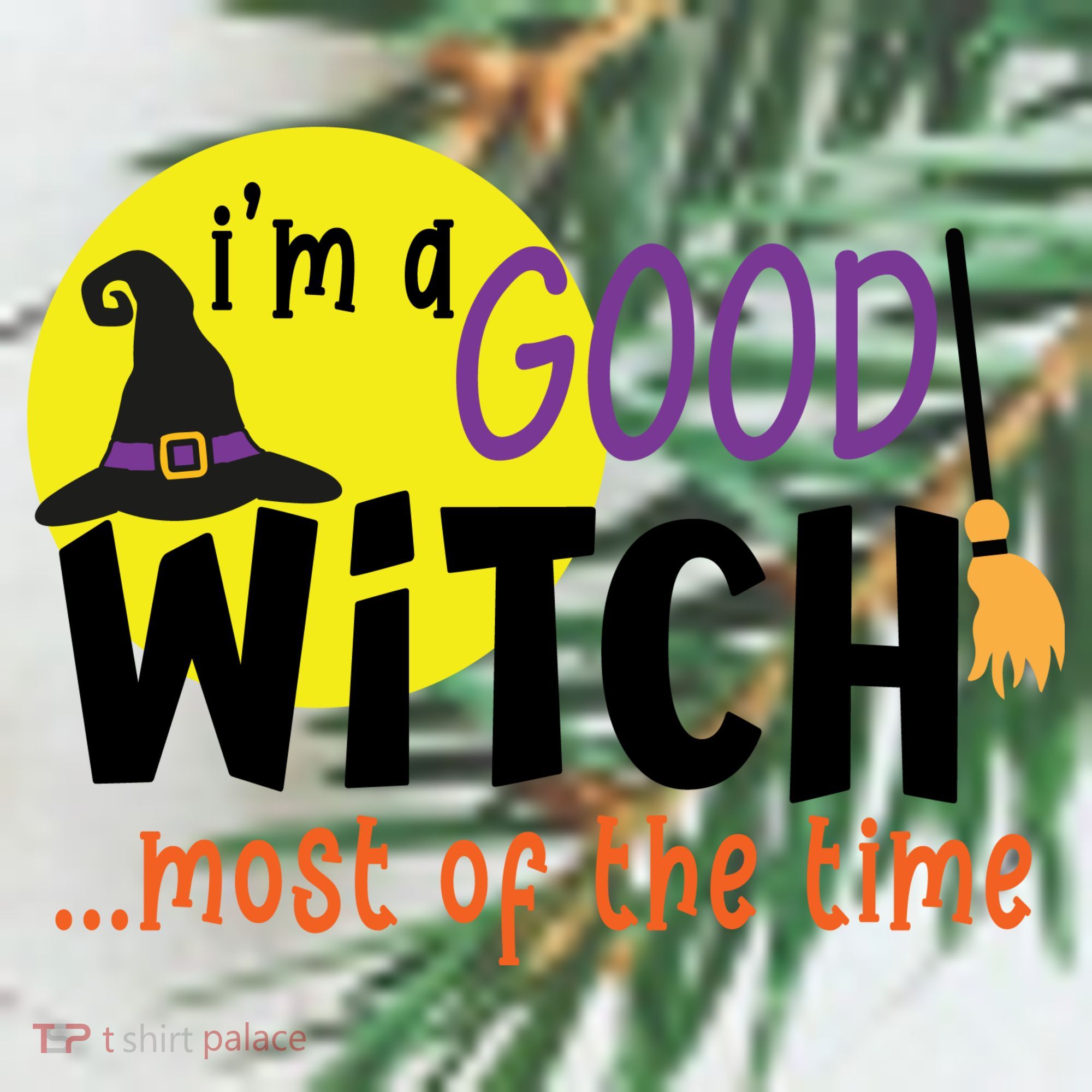 Im A Good Witch Most Of The Time Witch Hat Halloween Quote Ornament