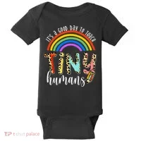 Its A Good Day To Teach Tiny Humans Cute Teacher Baby Bodysuit thumb 0