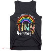 Its A Good Day To Teach Tiny Humans Cute Teacher Tank Top thumb 0
