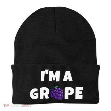 Im A Grape Halloween Grape Costume Beanie
