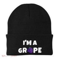 Im A Grape Halloween Grape Costume Beanie thumb 0