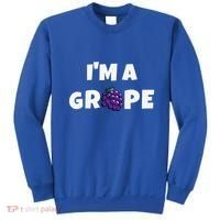 Im A Grape Halloween Grape Costume Sweatshirt thumb 0