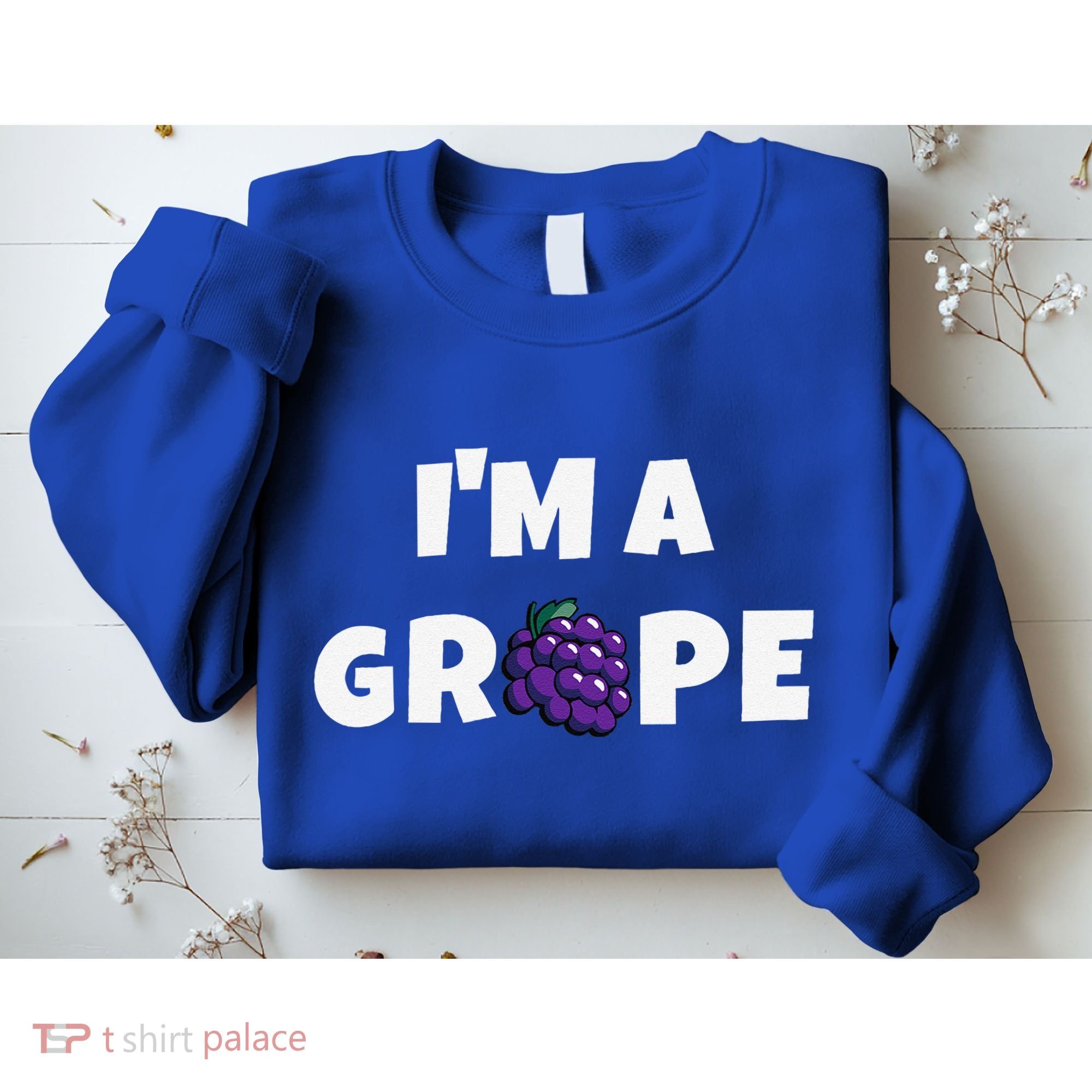 Im A Grape Halloween Grape Costume Sweatshirt