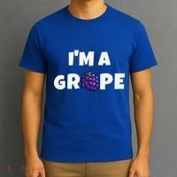 Im A Grape Halloween Grape Costume T-Shirt thumb 3