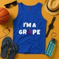 Im A Grape Halloween Grape Costume Tank Top thumb 4