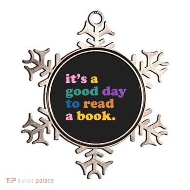 Its A Good Day To Read A Book Colorful Ornament