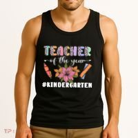 ItS A Good Day To Teach Kindergarten Teacher Back To School Tank Top thumb 3