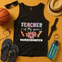 ItS A Good Day To Teach Kindergarten Teacher Back To School Tank Top thumb 4