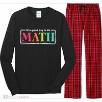 It's A Good Day To Do Math Teacher Test Day Back To School  Long Sleeve Pajama Set thumb 0
