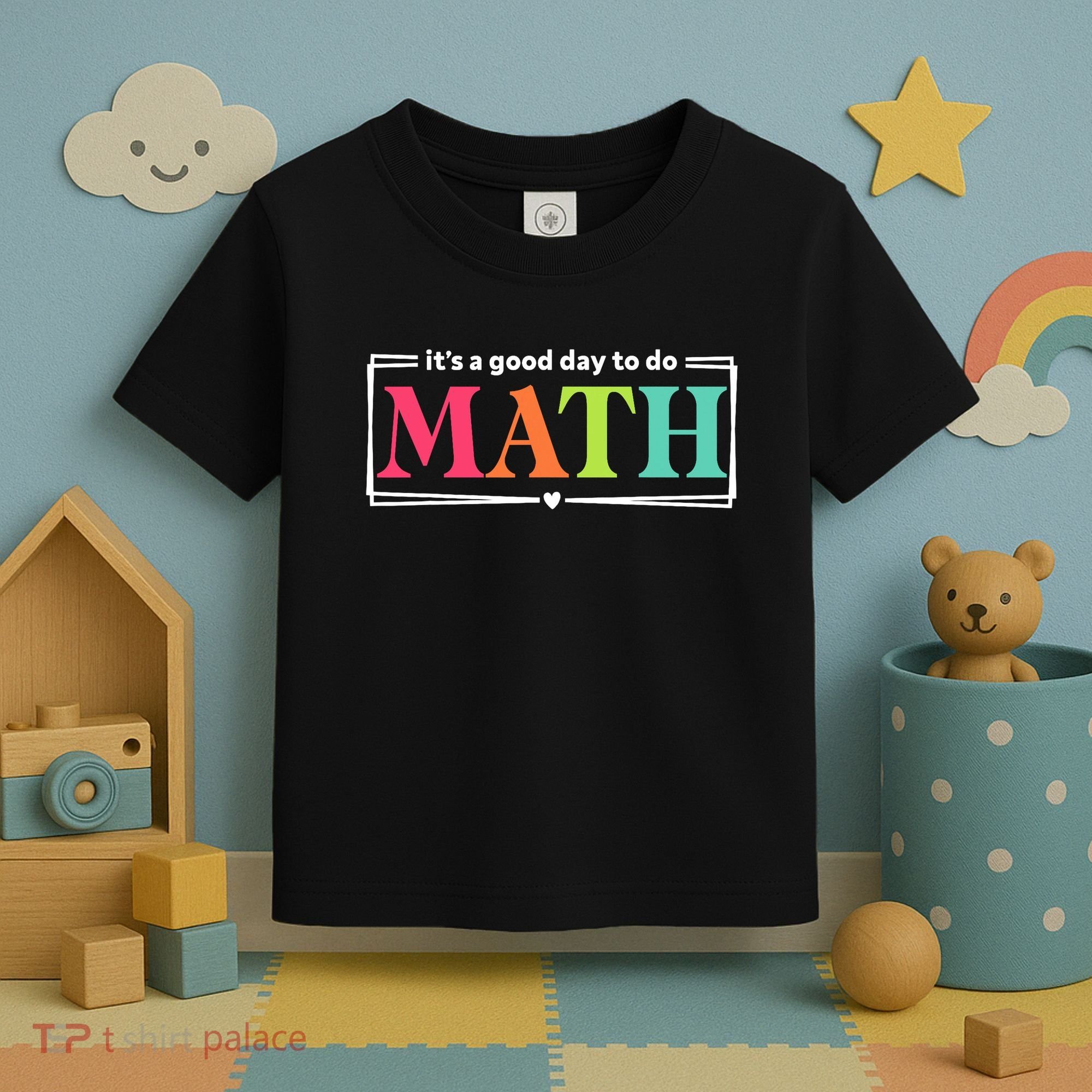 It's A Good Day To Do Math Teacher Test Day Back To School  Toddler T-Shirt