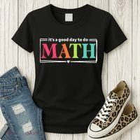 It's A Good Day To Do Math Teacher Test Day Back To School  Women's T-Shirt thumb 3