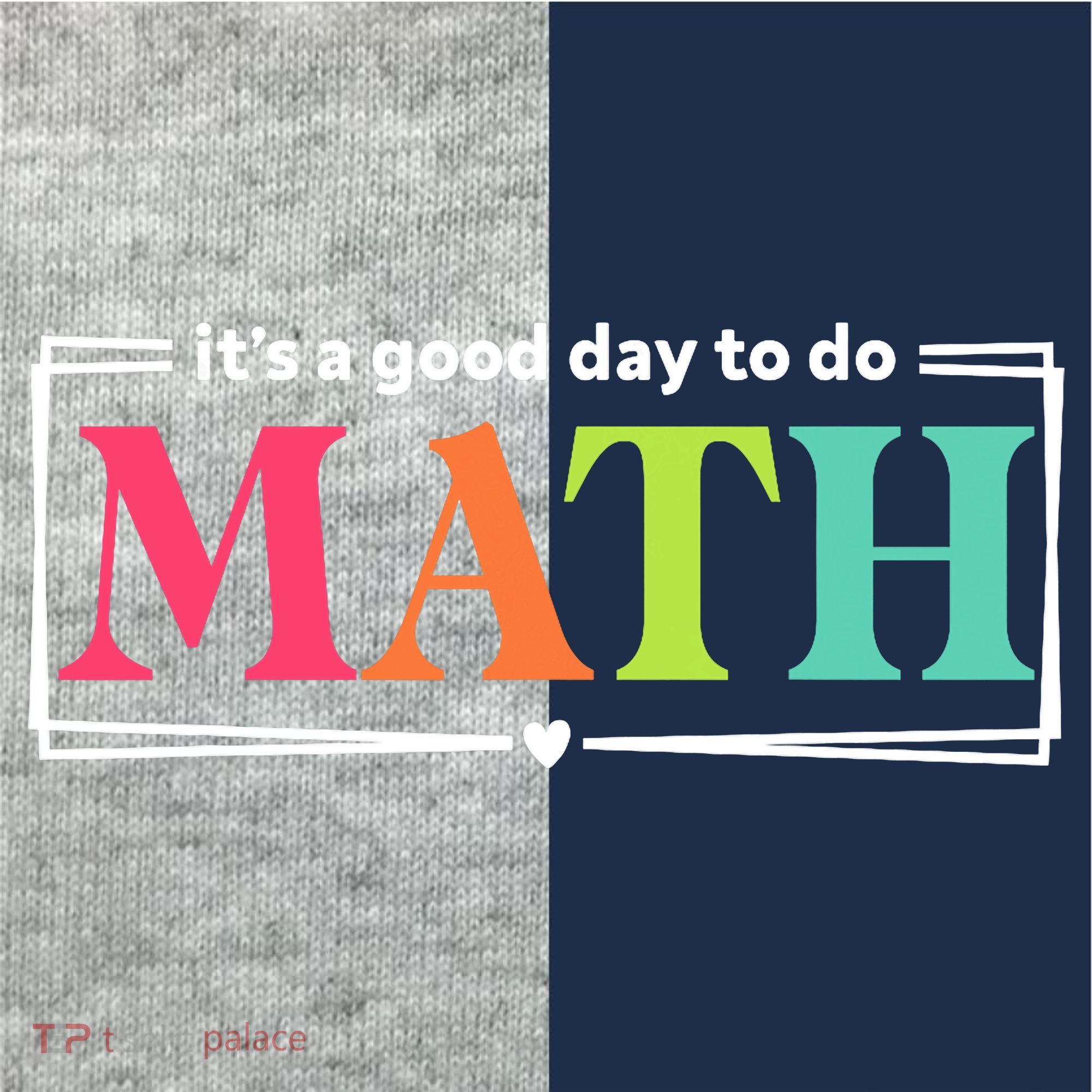 It's A Good Day To Do Math Teacher Test Day Back To School  Kids Colorblock Raglan Jersey