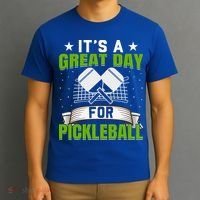 It's A Great Day Pickleball Paddle Gift T-Shirt thumb 3