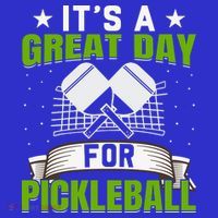 It's A Great Day Pickleball Paddle Gift Polo thumb 2