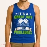 It's A Great Day Pickleball Paddle Gift Tank Top thumb 3