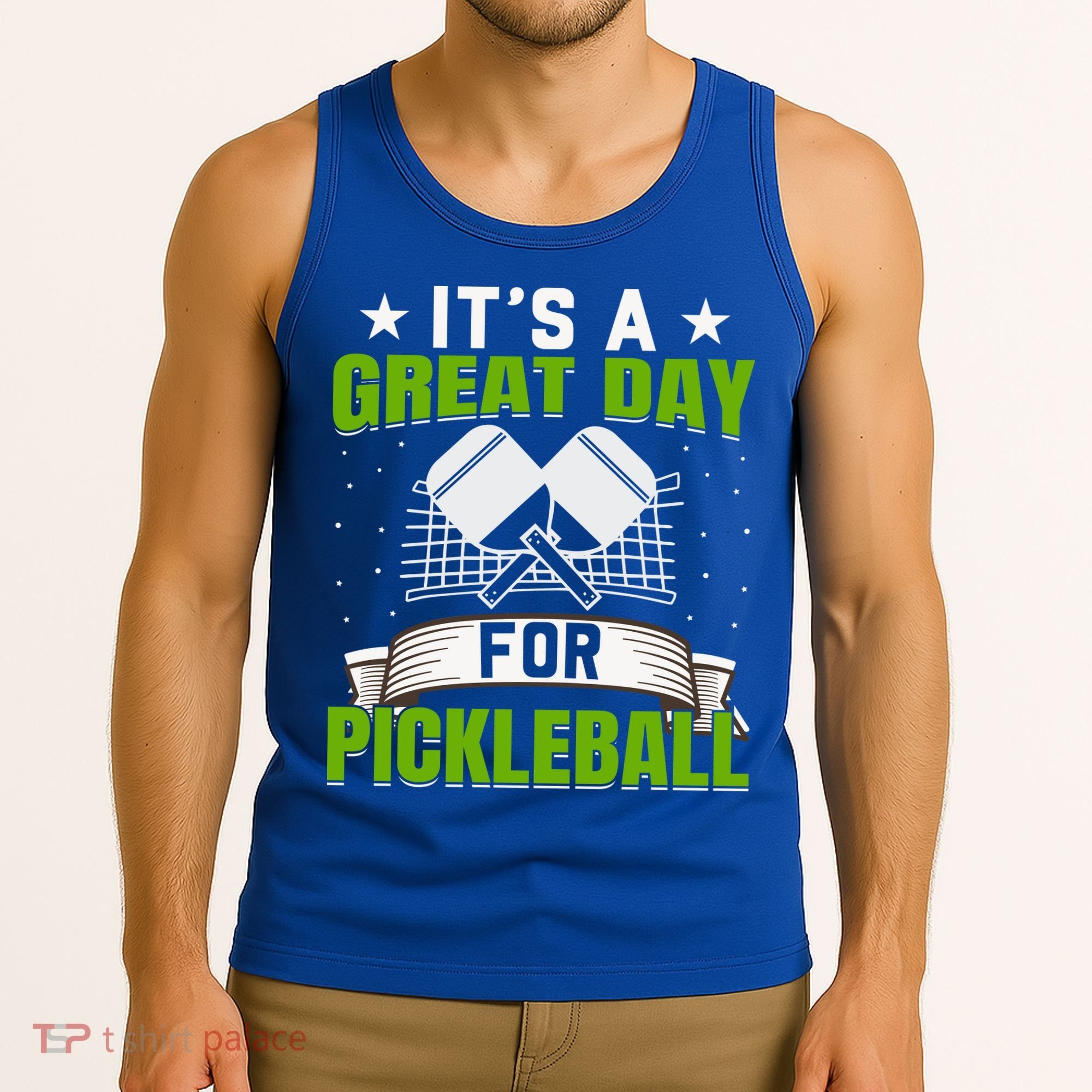 It's A Great Day Pickleball Paddle Gift Tank Top