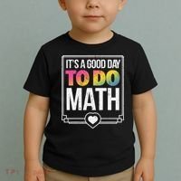Its A Good Day To Do Math Teacher Test Day Back To School Toddler T-Shirt thumb 2