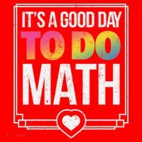Its A Good Day To Do Math Teacher Test Day Back To School Santa Hat thumb 1