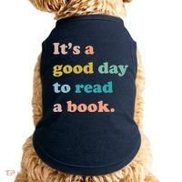It's A Good Day To Read A Book Doggie Tank thumb 0
