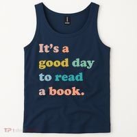 It's A Good Day To Read A Book Tank Top thumb 2