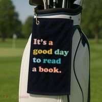 It's A Good Day To Read A Book Golf Towel thumb 2