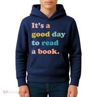 It's A Good Day To Read A Book Kids Hoodie thumb 4