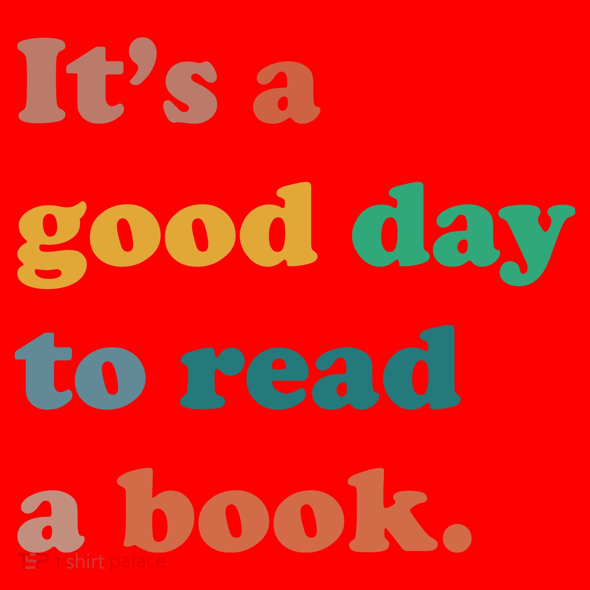 It's A Good Day To Read A Book Santa Hat
