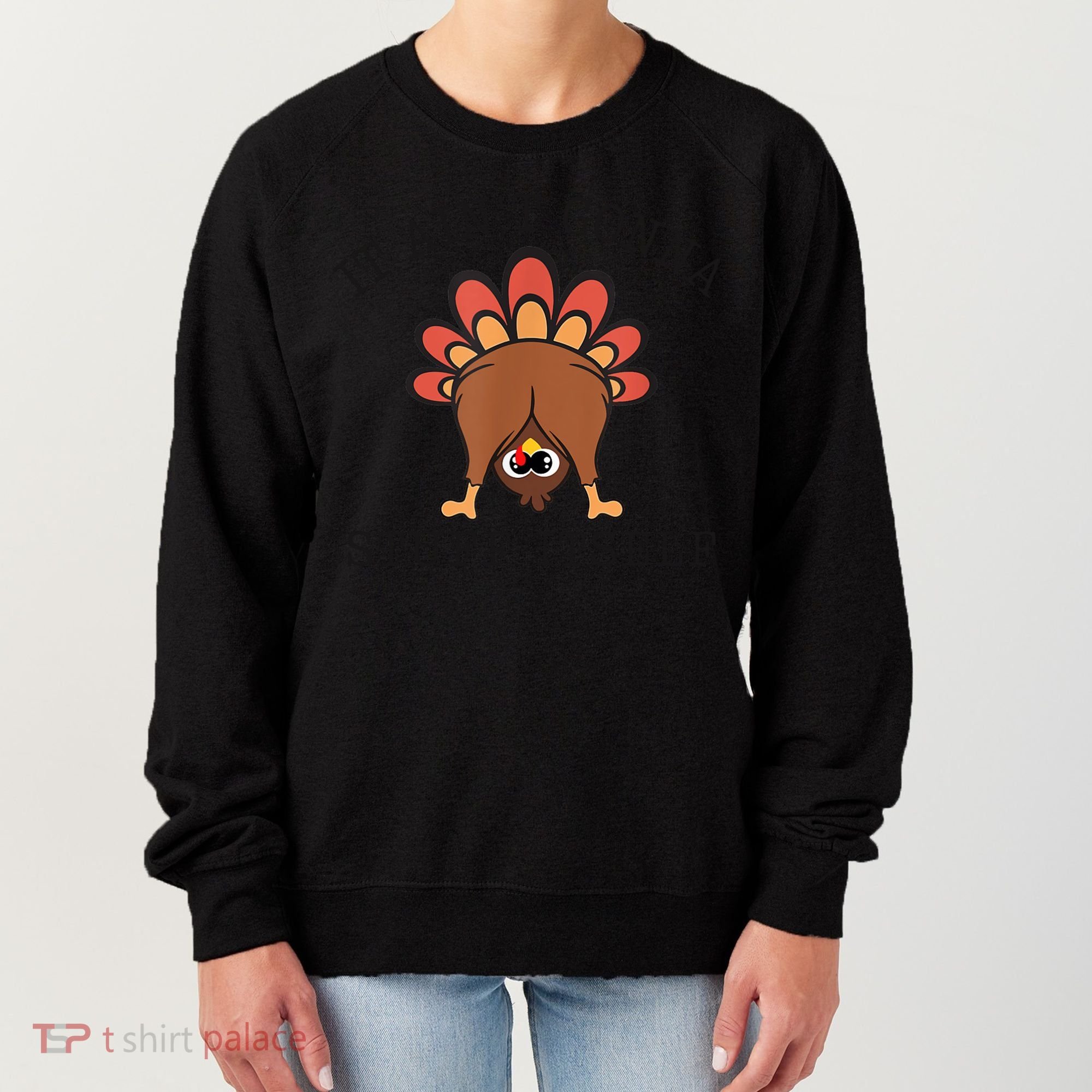 It AinT Gonna Stuff Itself Turkey Funny Thanksgiving Women's Sweatshirt