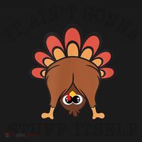 It AinT Gonna Stuff Itself Turkey Funny Thanksgiving Backpack thumb 2
