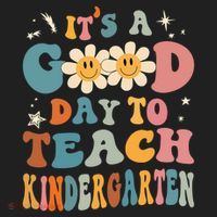 It's A Good Day To Teach Kindergarten Teacher Back To School Golf Towel thumb 3