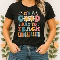 It's A Good Day To Teach Kindergarten Teacher Back To School Women's T-Shirt thumb 2
